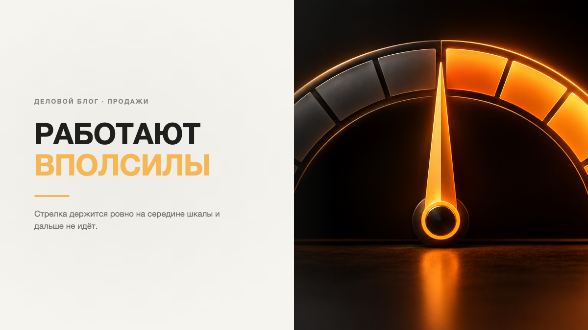 Почему менеджеры по продажам работают вполсилы, хотя вы платите хорошо?